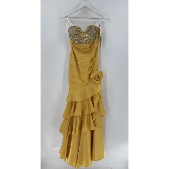 tony bowls gold sequin dress Martha Maxi Dress main image 0
